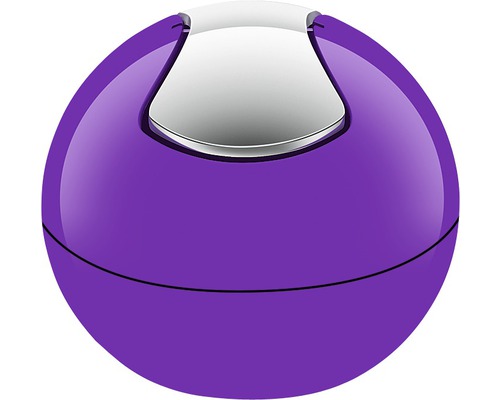 Schwingdeckeleimer Spirella Bowl-Shiny 1 Liter lila