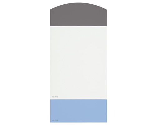 Carte échantillon de peinture A08 Les couleurs classiques - Fraîcheur des années cinquante 21x10 cm-0