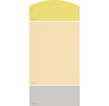 Carte échantillon de peinture A11 Les couleurs classiques - Fraîcheur des années cinquante 21x10 cm