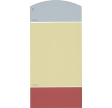 Carte échantillon de peinture A14 Les couleurs classiques - Les années vingt dorées 21x10 cm-thumb-0