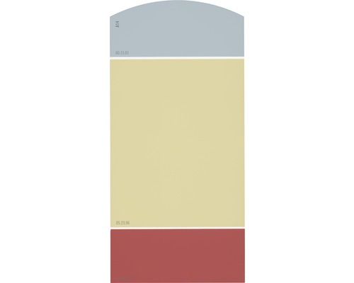 Farbmusterkarte Farbtonkarte A14 Die Farbklassiker - Goldene Zwanziger 21x10 cm