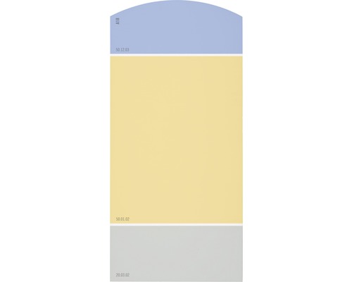 Farbmusterkarte Farbtonkarte A18 Die Farbklassiker - Goldene Zwanziger 21x10 cm