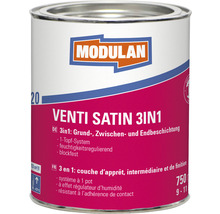 Laque MODULAN 6120 Venti satin 3en1 blanc 750 ml-thumb-2