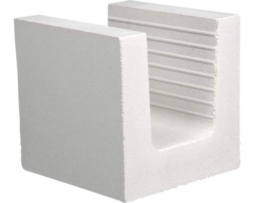 Brique silico-calcaire bloc en U 8DF 240 x 240 x 238 mm