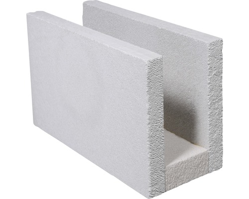 Porenbeton U-Schalen 600 mm x 200 mm x 249 mm