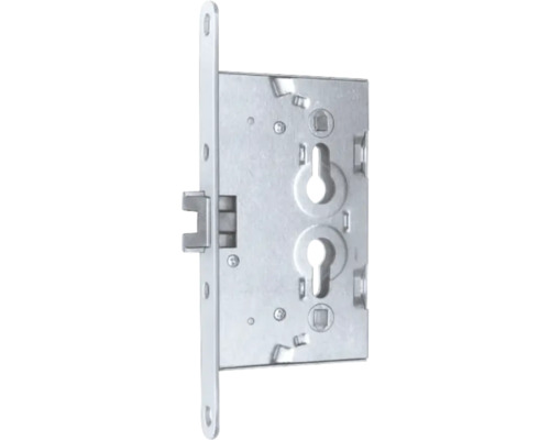 Serrure encastrée pour portes métalliques Bever gauche/droite, PZ72, émoussée Serrure à mortaiser pour portes intérieures