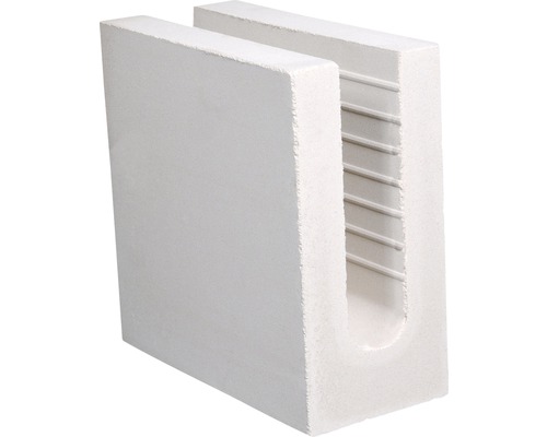 Brique silico-calcaire bloc en U 4DF 240 x 115 x 238 mm