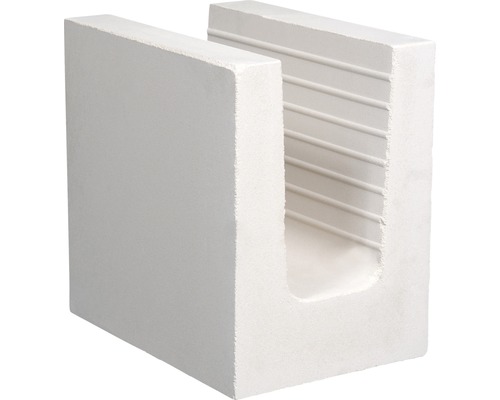 Brique silico-calcaire bloc en U 6DF 240 x 175 x 238 mm