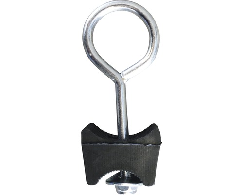 Fixation à visser, pièce de rechange pour trampoline Marimex Ø 305 cm réf. 5492906 Fixation de tuyau avec anneau métallique et vis