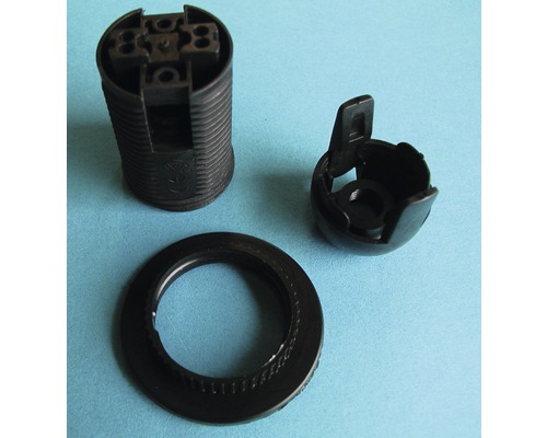 Pièces détachées d''une douille de lampe en plastique