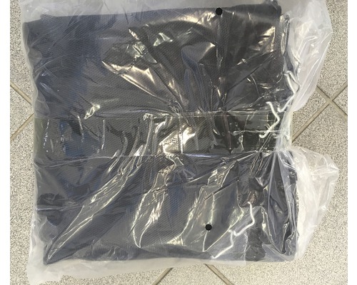 Verpackte schwarze Matte