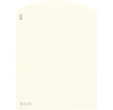 Carte échantillon de peinture B45 Off-White univers des couleurs jaune 9,5x7 cm