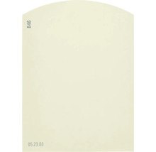 Carte échantillon de peinture B46 Off-White univers des couleurs jaune 9,5x7 cm-thumb-0