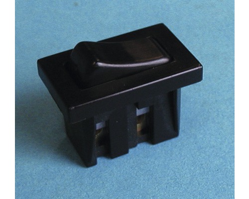 Interrupteur à bascule noir pour applications électriques