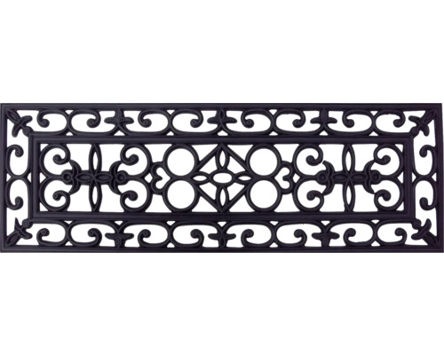 Tapis en caoutchouc aspect fer 25x75 cm Paillasson décoratif avec motif