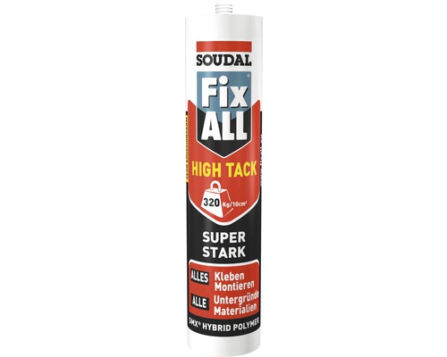 Colle de montage Soudal Fix ALL High Tack blanc 420 g