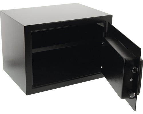 Geöffneter Tresor für die sichere Aufbewahrung von Wertgegenständen