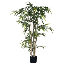 Plante artificielle bambou hauteur 150 cm, vert-thumb-0