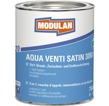 Laque MODULAN 6220 Aqua Venti satin 3en1 RAL 9016 blanc trafic 750 ml-thumb-2