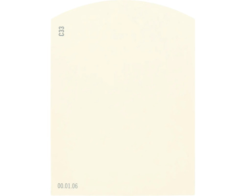 Carte échantillon de peinture C33 Off-White univers des couleurs orange 9,5x7 cm Image du produit C33