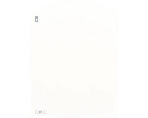 Carte échantillon de peinture C36 Off-White univers des couleurs orange 9,5x7 cm Image sans information sur le produit.
