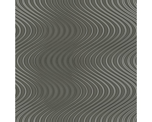 Vliestapete 59819 Colani LEGEND Welle grau-brau Graues gewelltes Linienmuster für Wandgestaltung