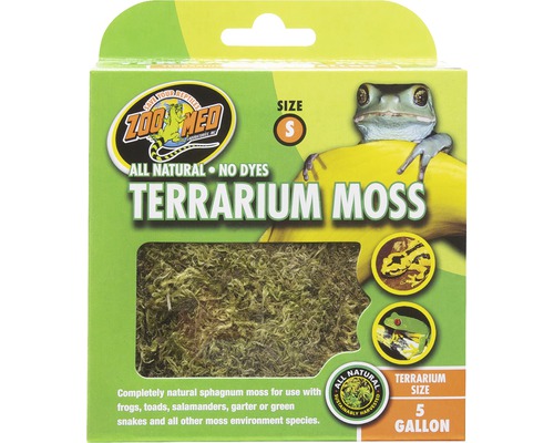 Bodengrund ZOO MED Terrarium Moss S 1,31 l Zoo Med Terrarium Moos, natürlicher Bodengrund für Reptilien