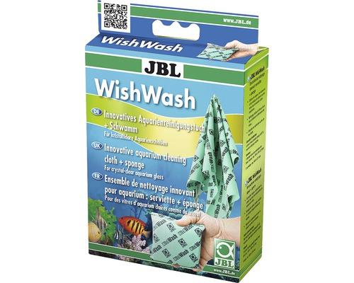 Chiffon de nettoyage pour aquarium JBL et éponge WishWash
