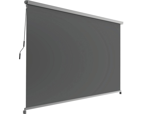 Store gris avec manivelle