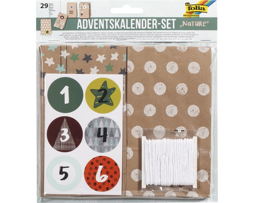 Kit pour calendrier de l'Avent Nature