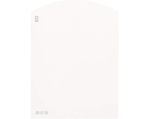 Carte échantillon de peinture D32 Off-White univers des couleurs rouge 9,5x7 cm Image produit D32