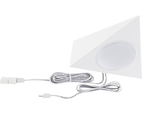 Éclairage de meuble Paulmann Clever Connect Tunable White 2,1W 120 lm 2700- 6500 K blanc chaud-blanc naturel hxlxp 10x350x25 mm Spot Trigo blanc 12V