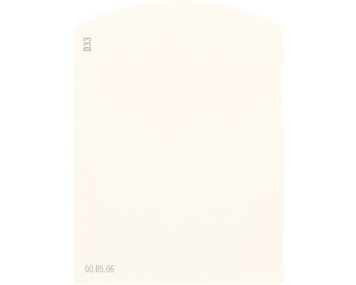 Farbmusterkarte Farbtonkarte D33 Off-White Farbwelt rot 9,5x7 cm