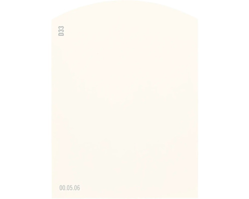 Carte échantillon de peinture D33 Off-White univers des couleurs rouge 9,5x7 cm Échantillon de couleur D33