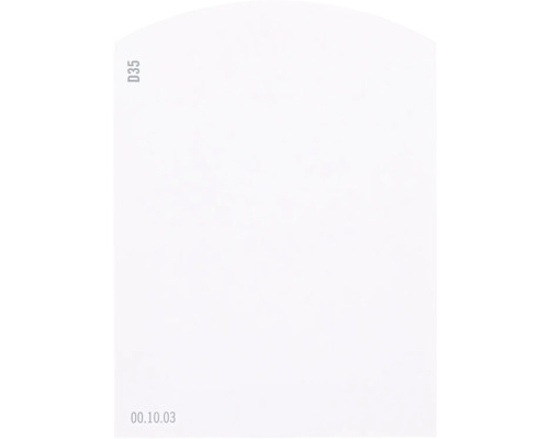 Carte échantillon de peinture D35 Off-White univers des couleurs rouge 9,5x7 cm Image du produit D35