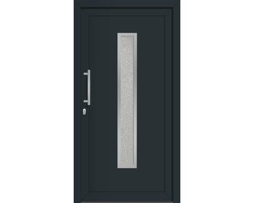 Porte d''entrée avec insert en verre
