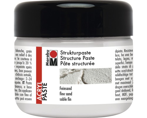 Pâte structurante Marabu sable fin 225 ml Pâte structurante Marabu sable fin 225 ml