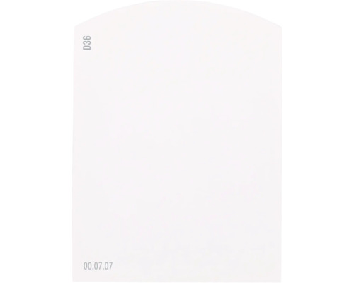 Carte échantillon de peinture D36 Off-White univers des couleurs rouge 9,5x7 cm Image produit D36