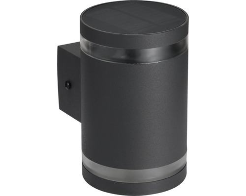 Solarbetriebene Wandleuchte für den Aussenbereich