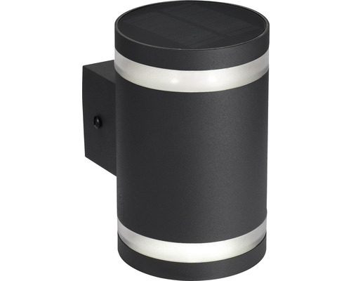 Solar Wandleuchte in Zylinderform