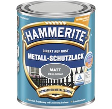 Laque de protection du métal HAMMERITE mate gris clair 750 ml-thumb-2