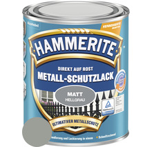 Laque de protection du métal HAMMERITE mate gris clair 750 ml-thumb-0