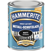 Laque de protection pour métaux HAMMERITE mate noir 250 ml
