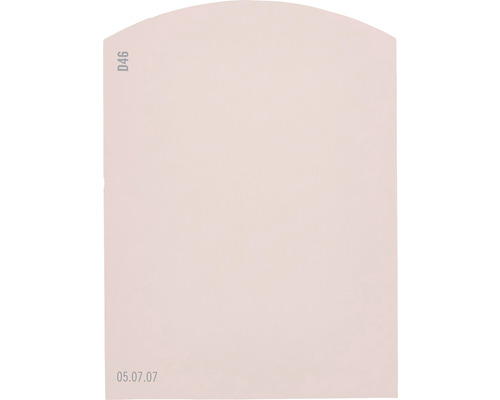 Carte échantillon de peinture D46 Off-White univers des couleurs rouge 9,5x7 cm Échantillon de couleur D46
