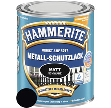 Laque de protection pour métaux HAMMERITE mate noir 250 ml