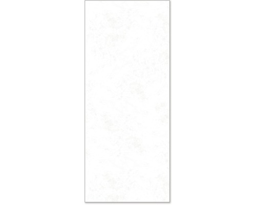 Rechteckige, weiße Wandfliese mit leichter Musterung