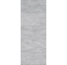 Duschrückwand BREUER Dekor große Fliese grau 100 x 210 cm