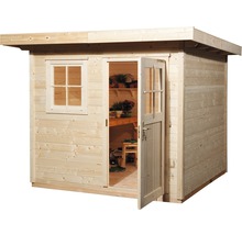 Gartenhaus weka 170 Gr.2 mit Fußboden 280 x 311 cm natur