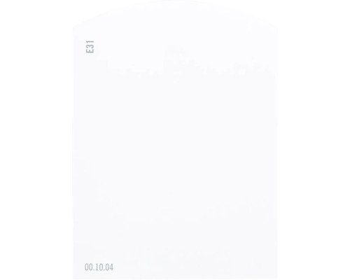 Carte échantillon de peinture E31 Off-White univers des couleurs violet 9,5x7 cm Image du produit