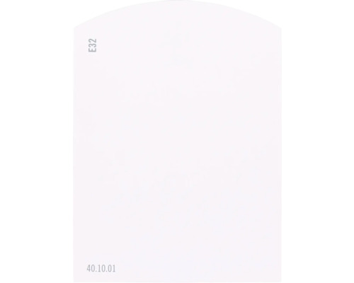 Farbmusterkarte Farbtonkarte E32 Off-White Farbwelt lila 9,5x7 cm